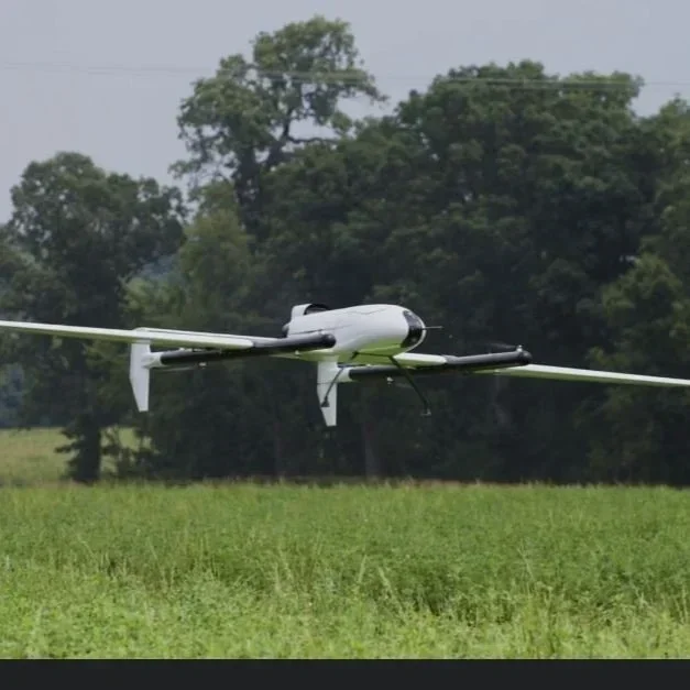 G1-Mk2 autonomous vertical-takeoff aircraft in flight
